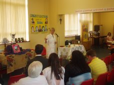 Minister comes to visit!